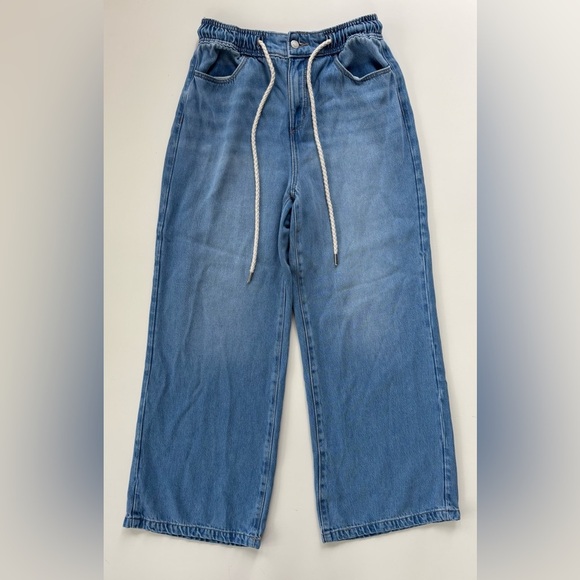 LOFT Denim - LOFT Women's High Waist High Rise Tie Front Lyocell Wide Leg Jeans Size 4 or 27